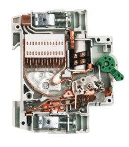 Interruttore automatico CC miniatura 2P 40A 500V Interruttore di disconnessione CC for montaggio su guida DIN for fotovoltaico solare